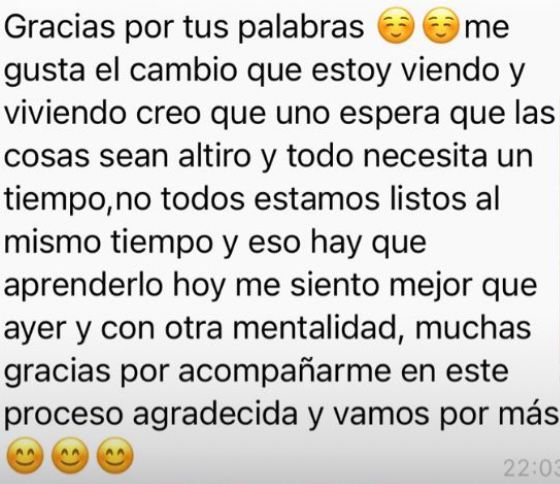 Feedback cliente