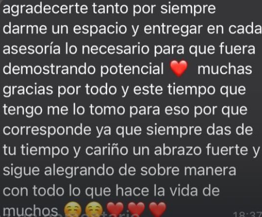 Feedback cliente