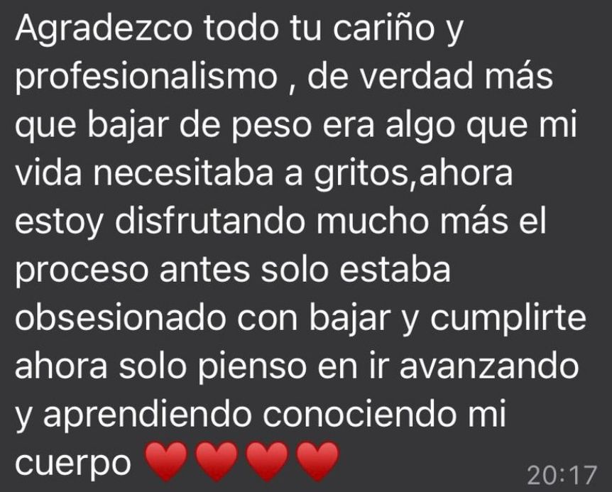 Feedback cliente