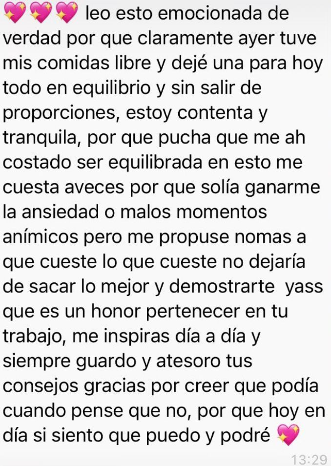 Feedback cliente